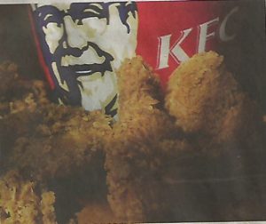 KFC bucket of chicken